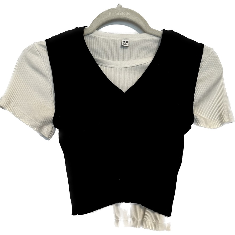 Ribbed Knit Sweater Vest